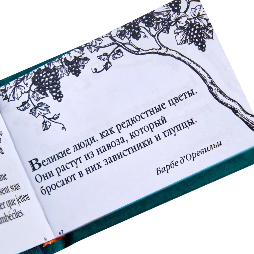 Книга-мини "Французское остроумие. Сборник афоризмов", 57х40 мм, ассорти - 10