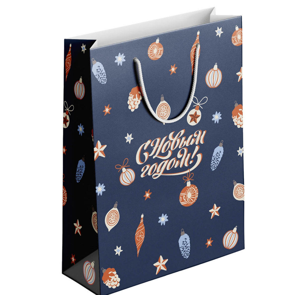 Пакет бумажный подарочный "Nostalgia. Игрушки"