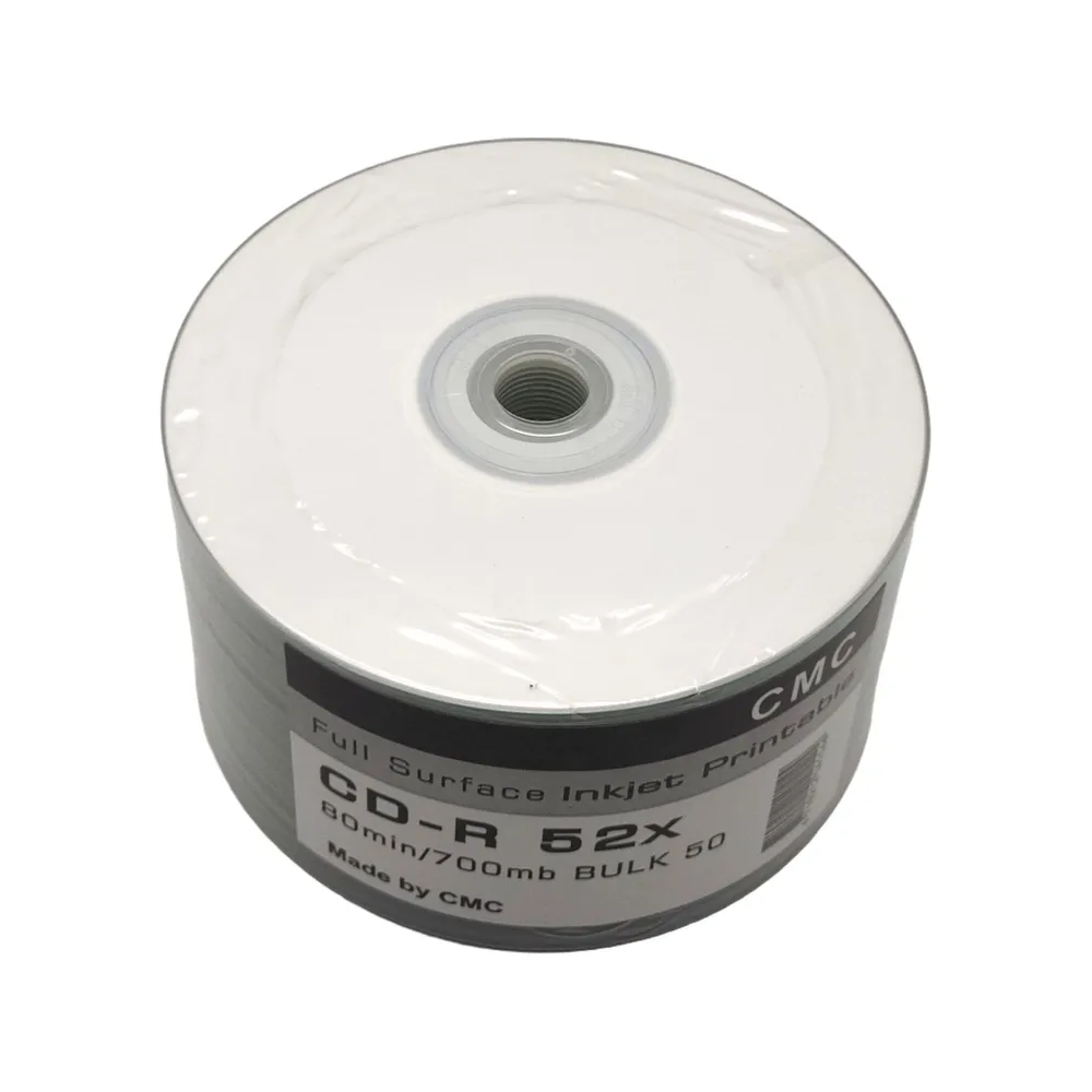 Диск CD-R, 700Mб, 52x, CMC Printable, 50 шт - 2