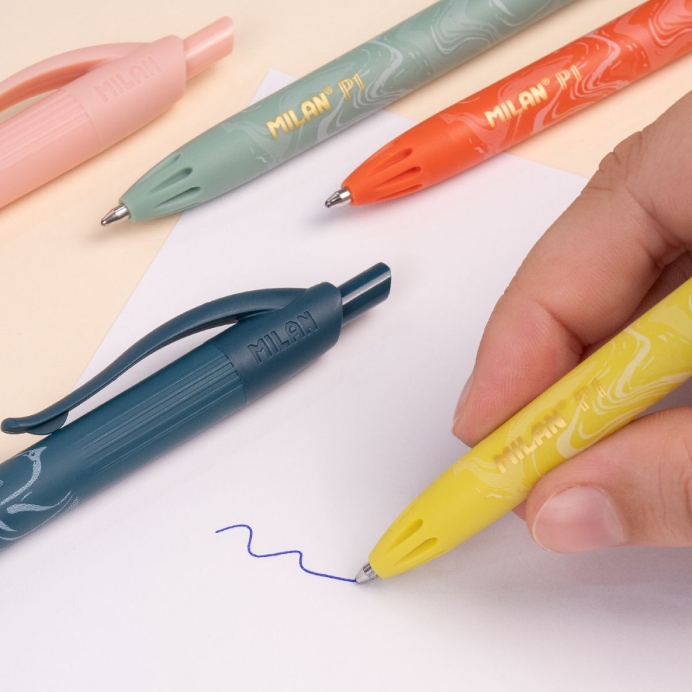 Ручка шариковая автоматическая "P1 Lava", 1 мм, ассорти, стерж. синий - 3