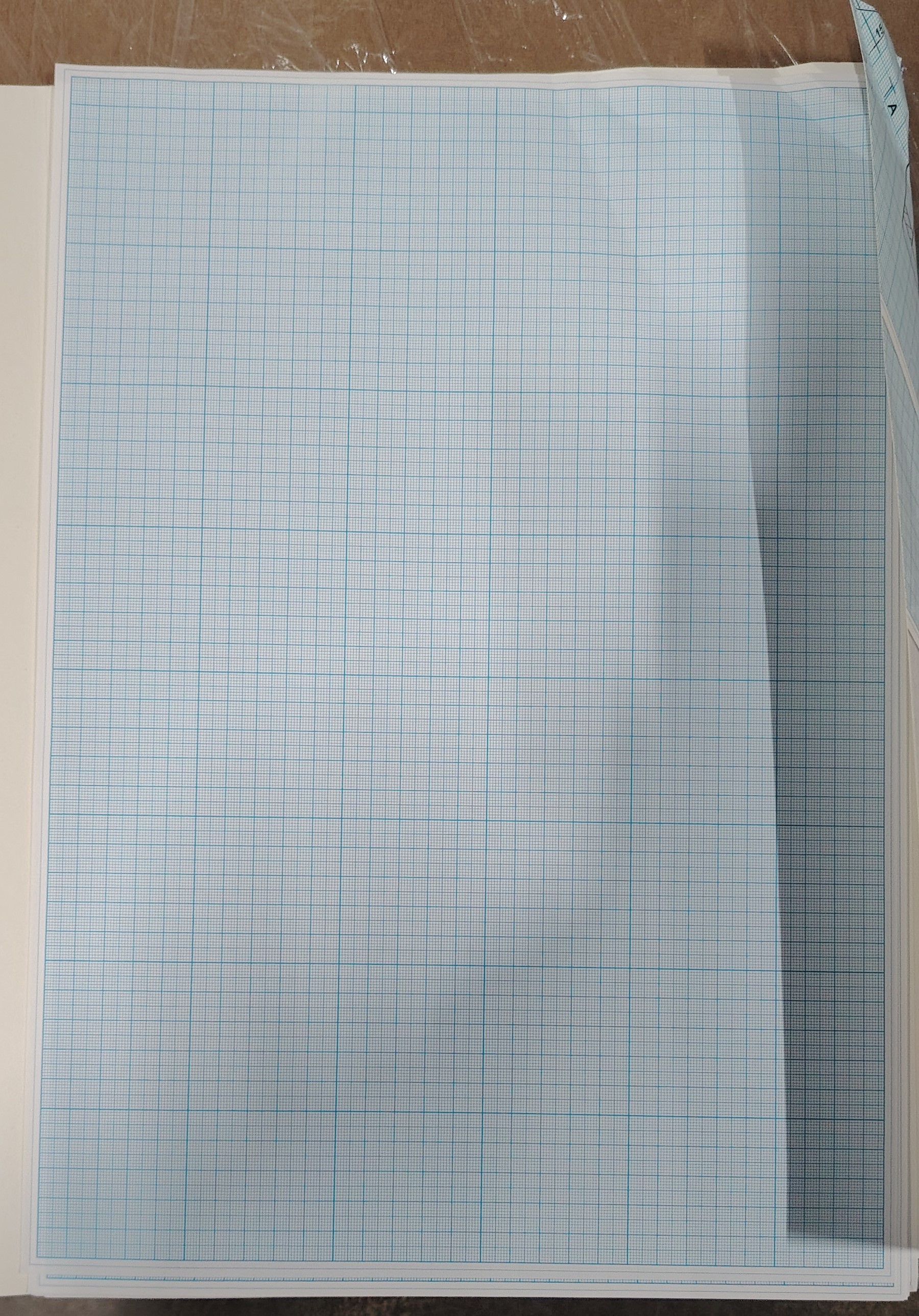 Бумага миллиметровая OfficeSpace, А3, 10 листов, -50% - 5