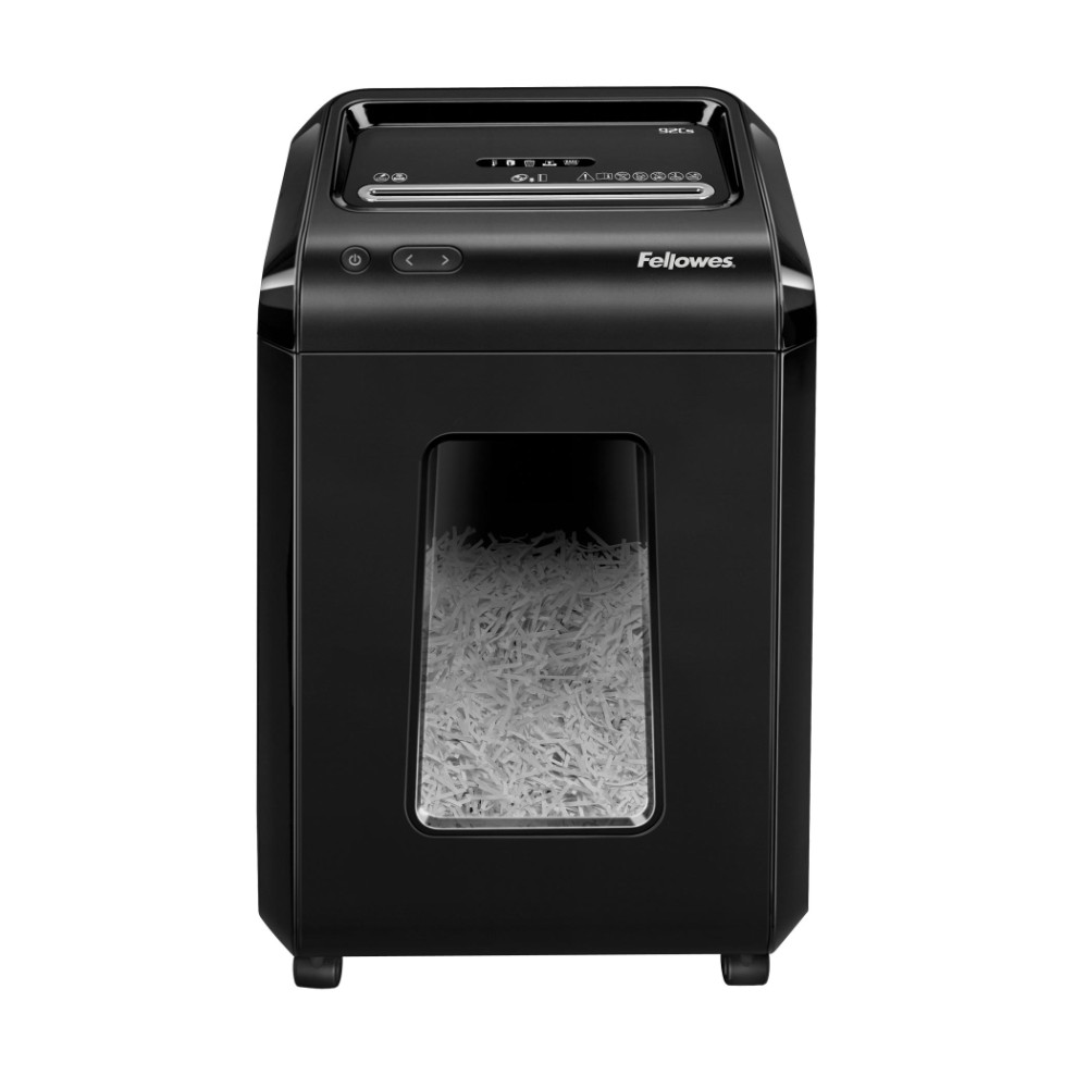 Уничтожитель Fellowes PowerShred 92Cs, DIN P-4, 4х38 мм, 18 листов., 25 литров., SafeSense - 6