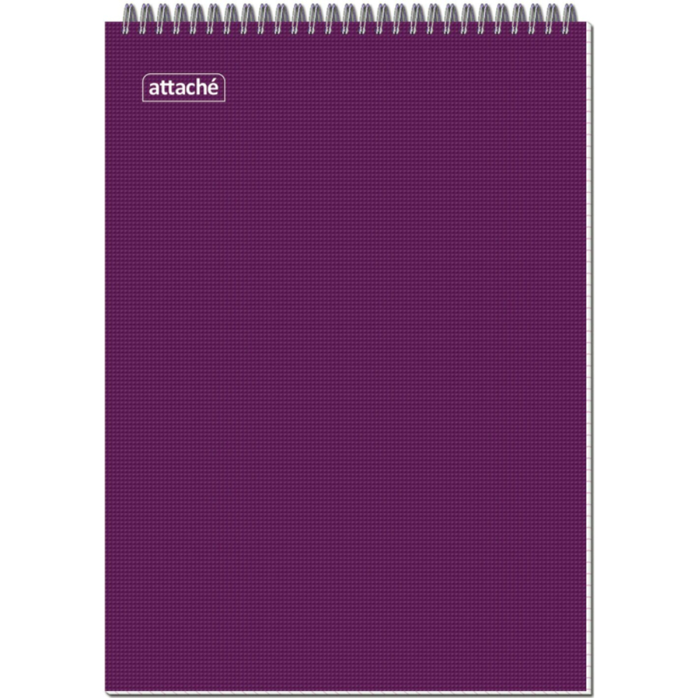 Блокнот "Attache однотонный", А4, 40 листов, клетка, ассорти - 3