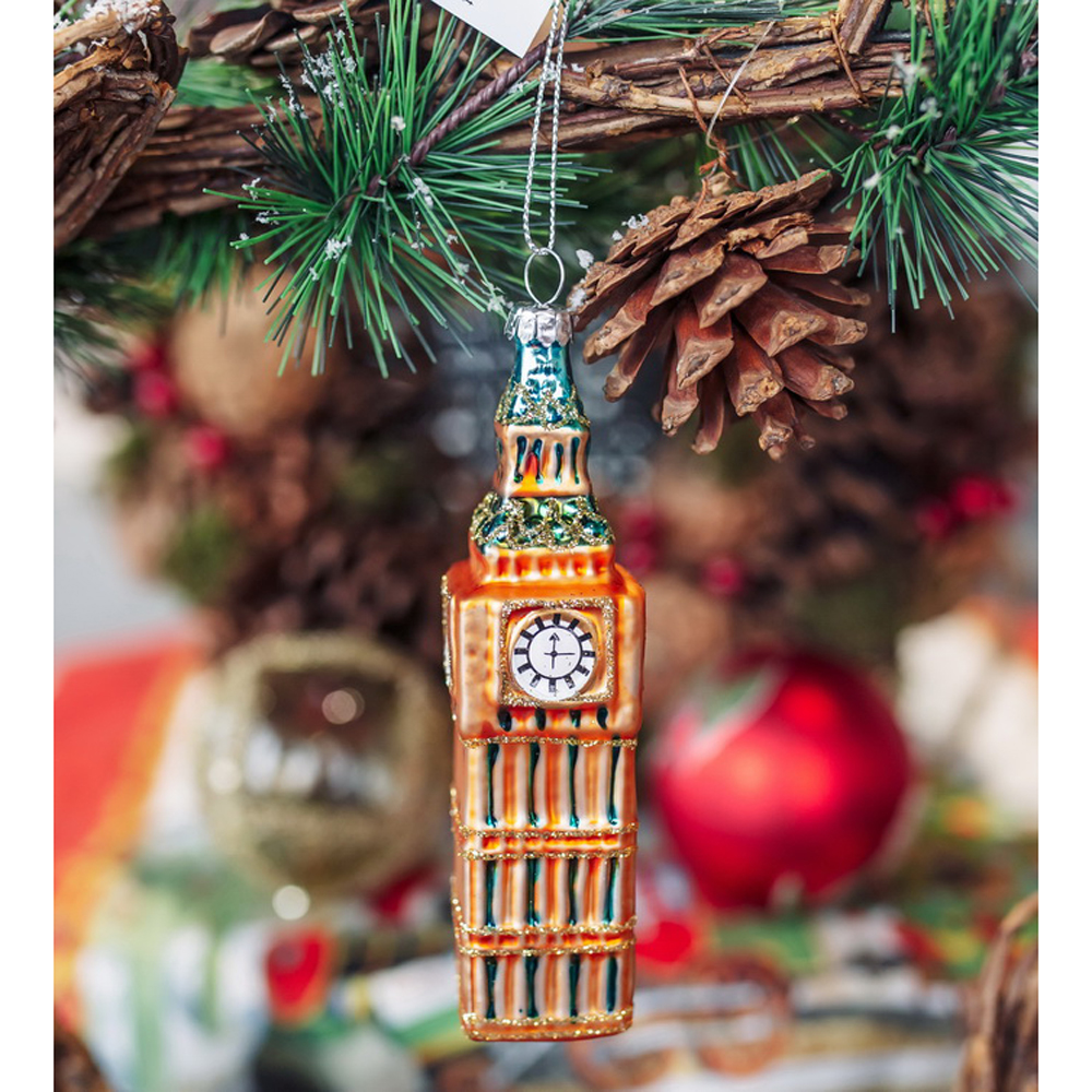 Украшение новогоднее "Биг Бен", разноцветный - 2