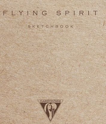 Скетчбук "Flying Spirit", A6, 90 г/м2, 50 листов, бежевый - 2