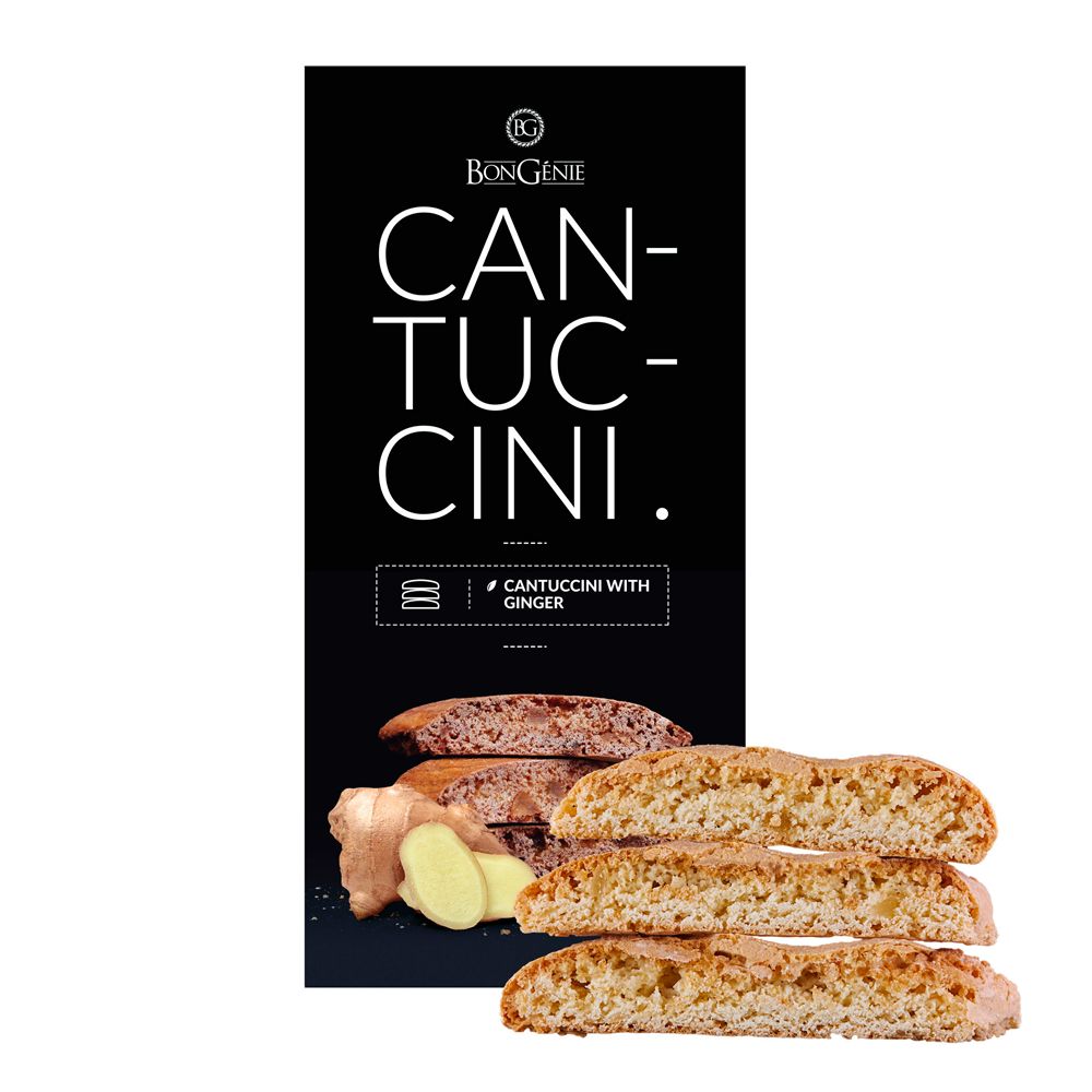Печенье "Bongenie. Cantuccini" с имбирем, 180 г - 2