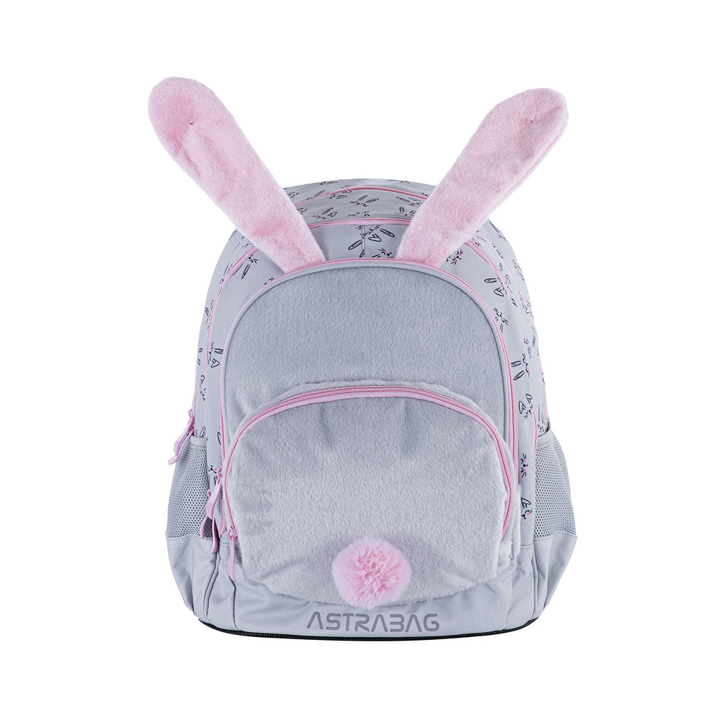 Рюкзак школьный "Honeybunny", серый, розовый - 3