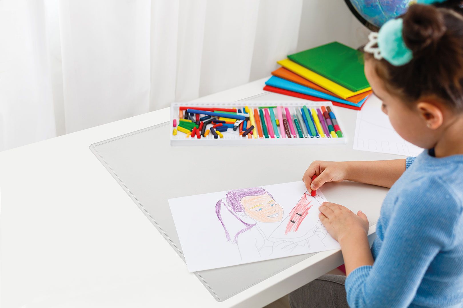 Бювар прозрачный "Duraglas", 40x53 см, прозрачный - 9