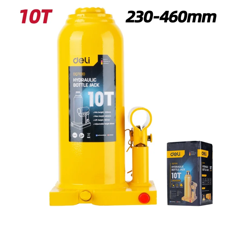 Домкрат бутылочный Deli YS EDQ71010, 10 т - 3