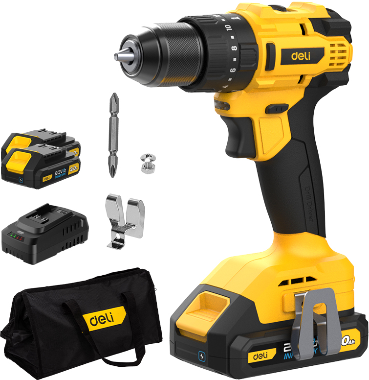 Аккумуляторная дрель-шуруповерт Deli YS EDC150