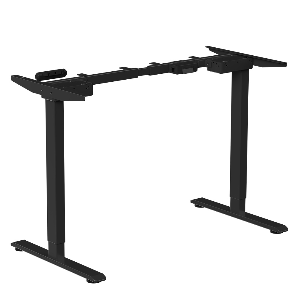 Стол с электроприводом WellDesk Prime 1300x675х18 черный/дуб термо черно-коричневый (9191461+9178193) - 5