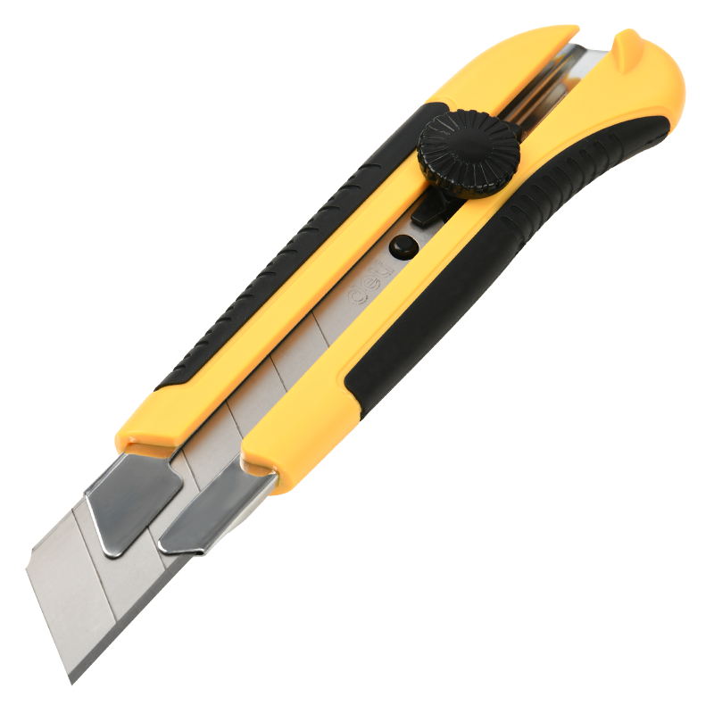 Нож строительный "Deli" 25 мм