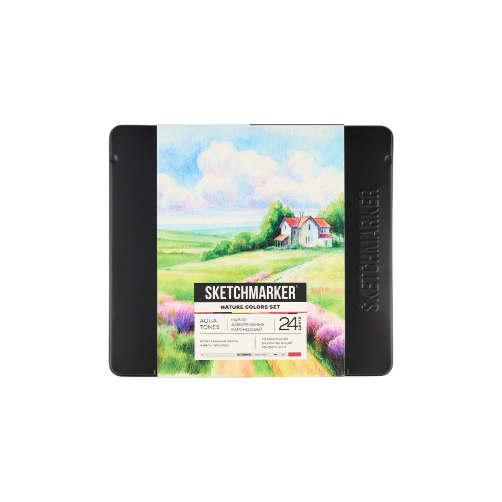 Цветные карандаши акварельные "Sketchmarker Природа"