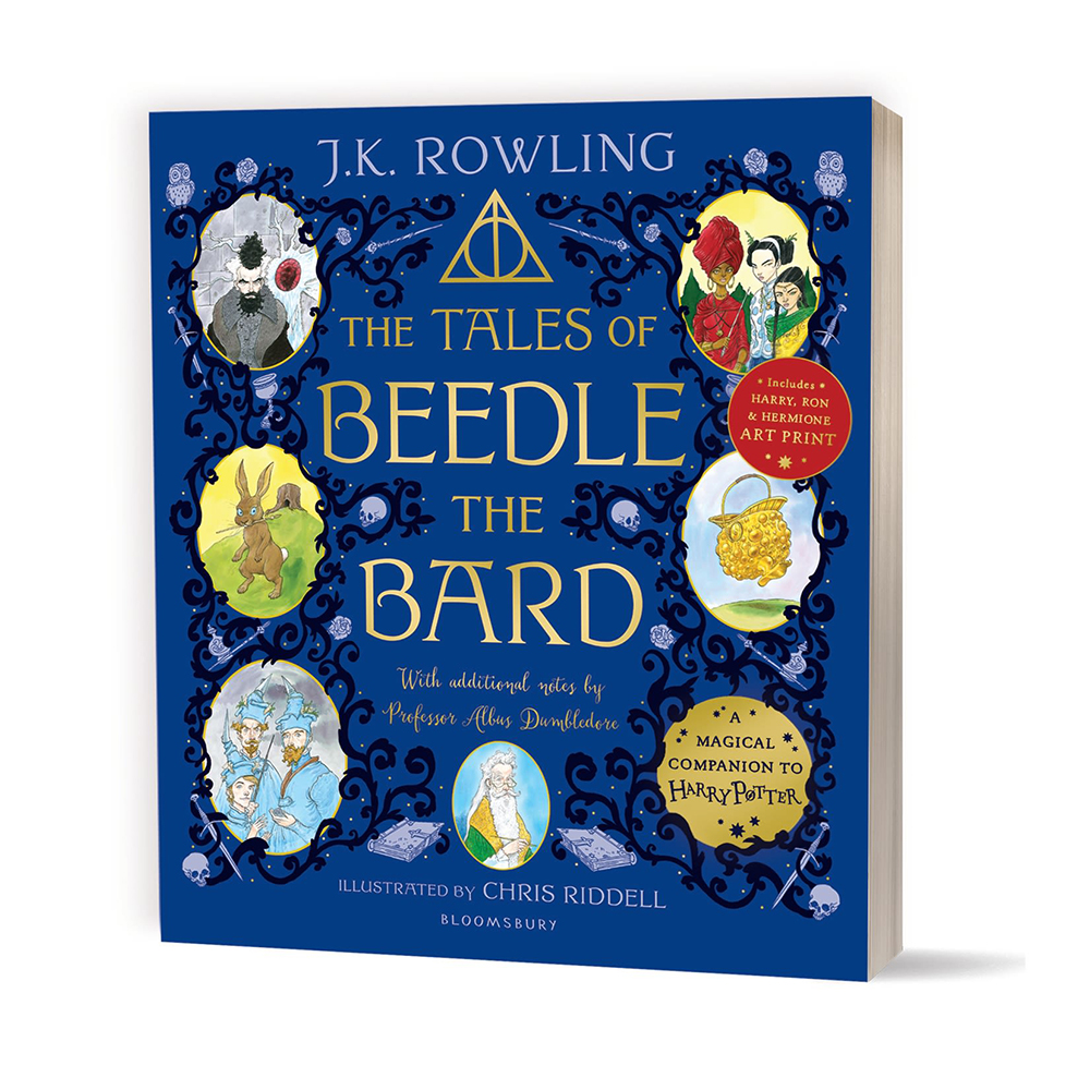 Книга на английском языке "The Tales of Beedle the Bard", J.K. Rowling, Illustr. Chris Riddell, -30% - 6