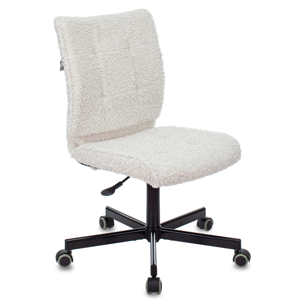 Кресло д/персонала Бюрократ СН-330М коралловый экомех крестовина металл черный