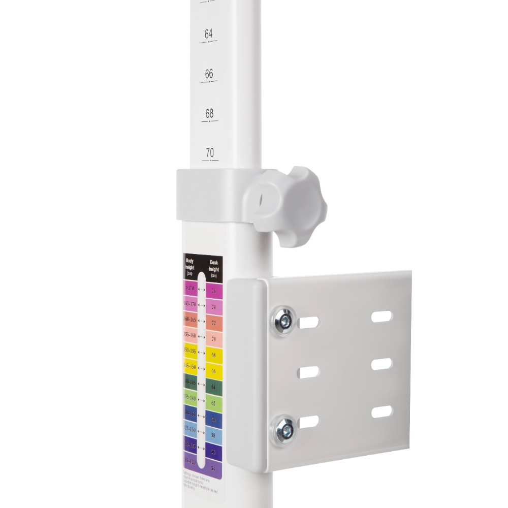 Стол Ergosmart E602 GREY, 800х600х(540-760) мм - 6