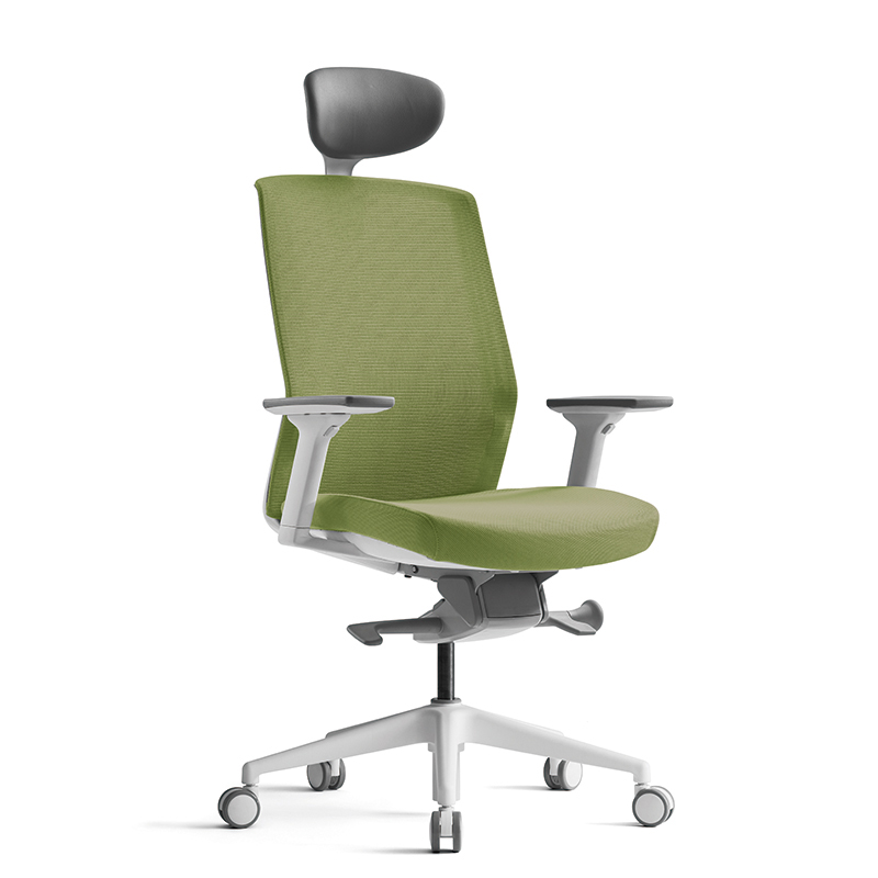 Кресло для руководителя Bestuhl "J1", белая рама