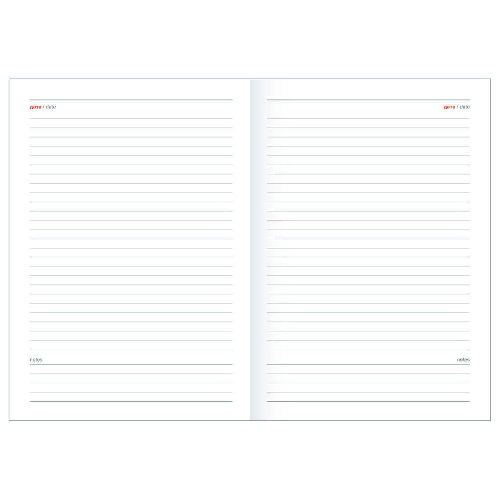 Ежедневник недатированный "Toronto", А5, 320 страниц, синий - 3