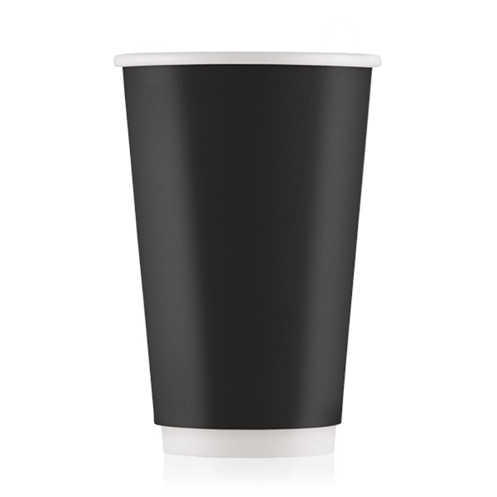 Стакан картонный Ecocups, 400 мл, 2 слоя