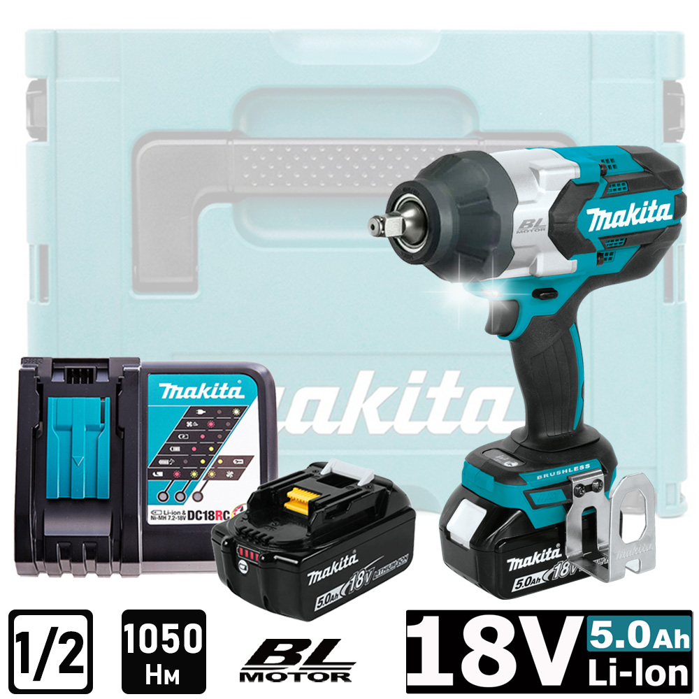 Аккумуляторный гайковерт MAKITA DTW1002RTJ