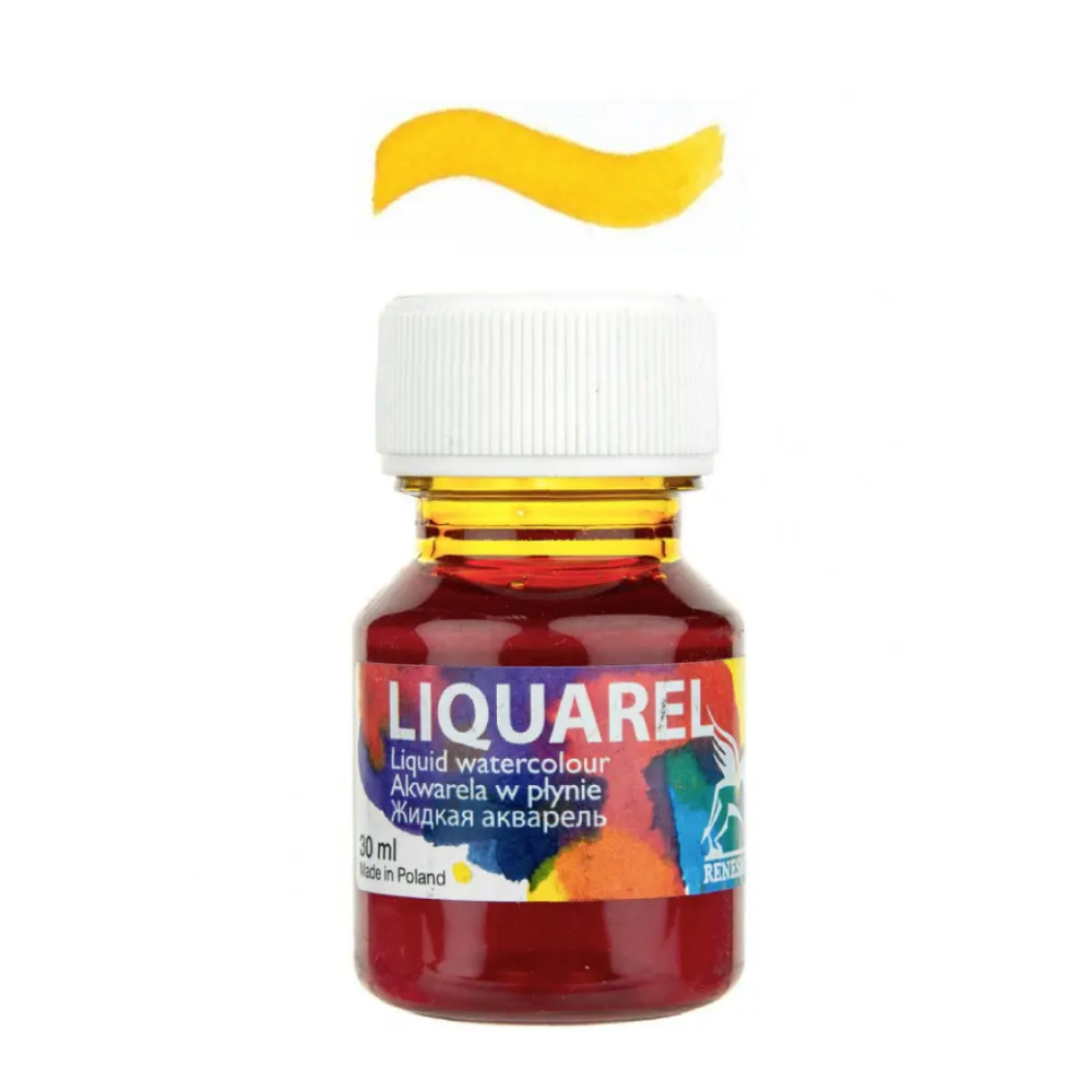 Акварель жидкая "Liquarel", 111 тёмный жёлтый, 30 мл