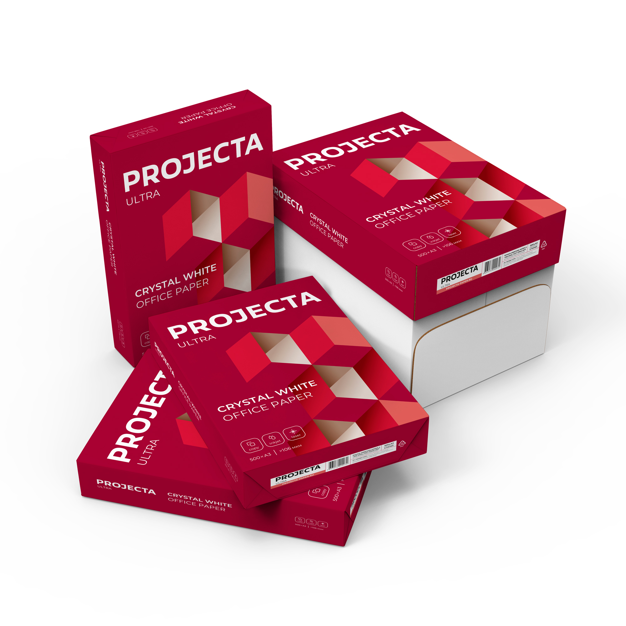 Бумага "Projecta Ulta", А3, 500 листов, 80 г/м2 - 3