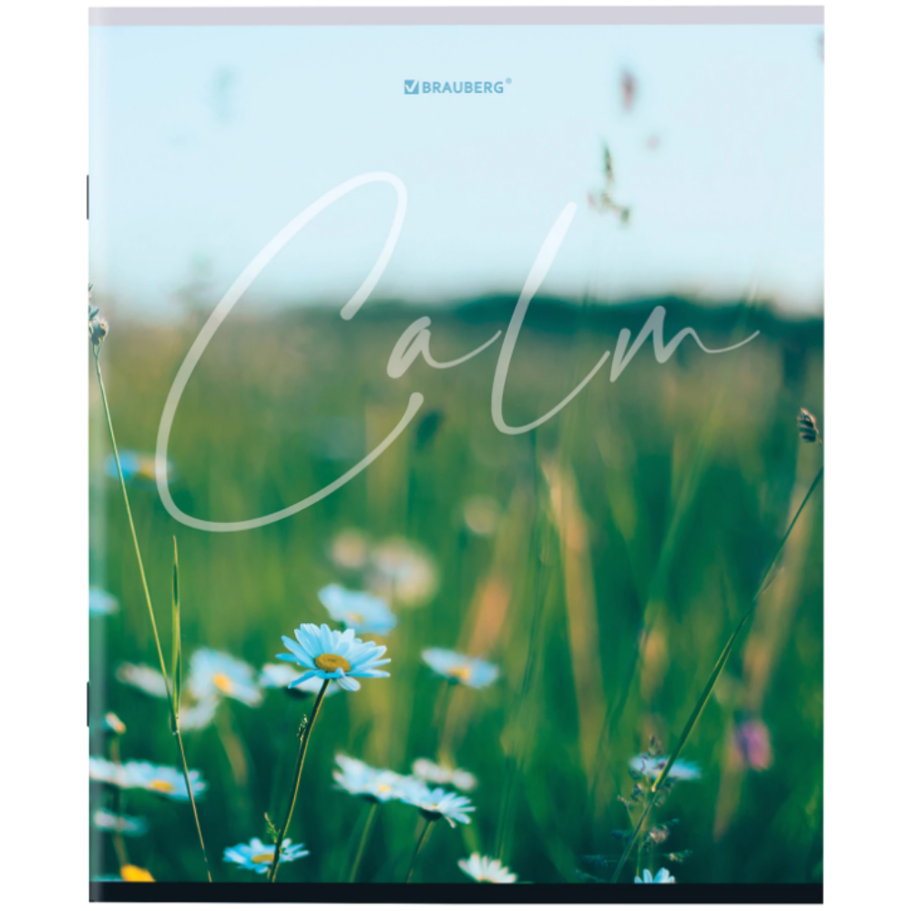 Тетрадь "Calm", А5, 96 листов, в клетку, ассорти - 6