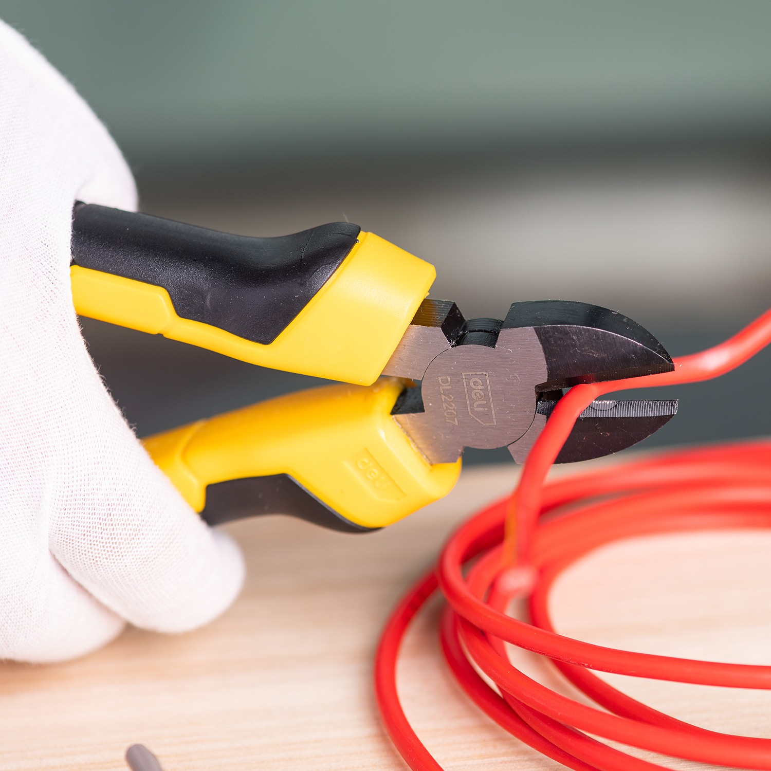 Бокорезы Deli "EDL2207", 180 мм, желтый, черный - 5