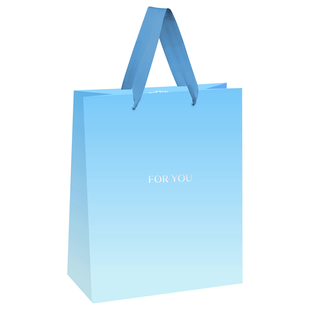 Пакет подарочный "For you. Blue"