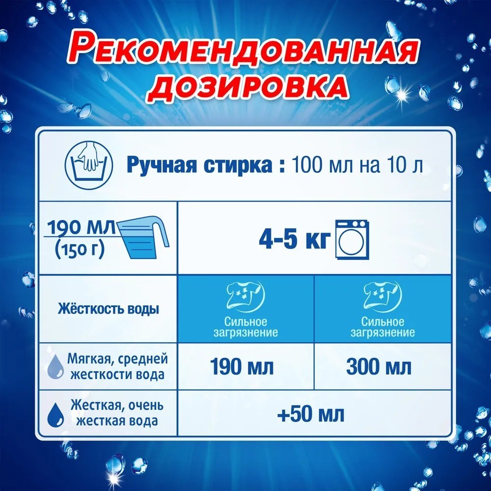 Порошок стиральный Лоск Горное озеро, 2,7 кг, автомат - 3