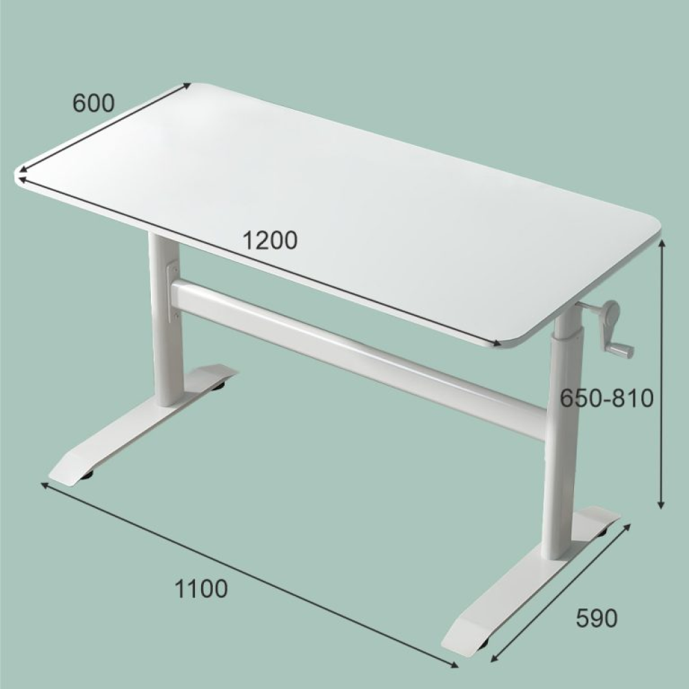 Стол детский регулируемый EVERPROF "Kids table 1", белый - 2