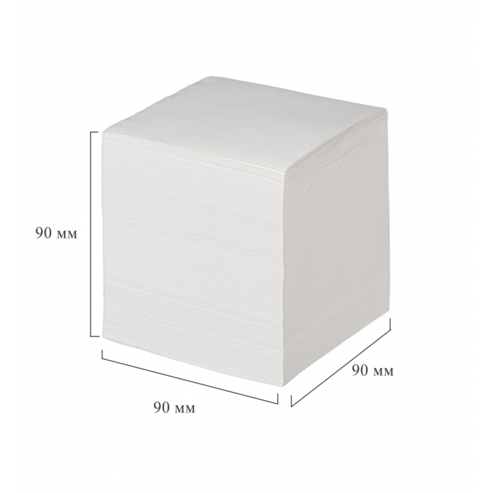 Бумага для заметок "Attache Economy", 90x90x90 мм, белый