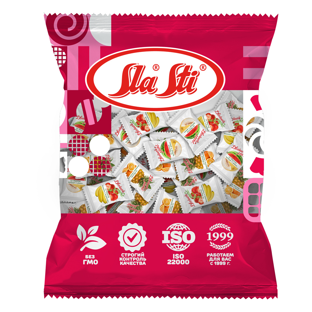 Карамель леденцовая "Sla Sti. Двойной микс"