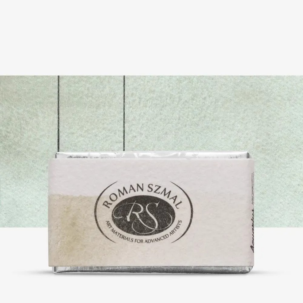 Краски акварельные "Aquarius", 138 немецкая зелёная земля, кювета - 2