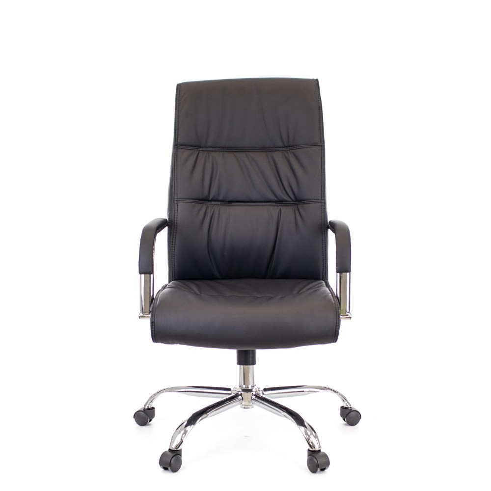Кресло для руководителя Everprof "Bond", экокожа, хром, черный - 2