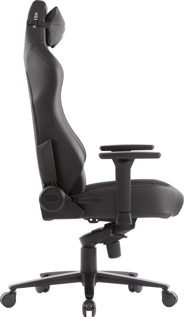 Кресло игровое EVERPROF Hanzo экокожа, черный, крестов. металл - 3