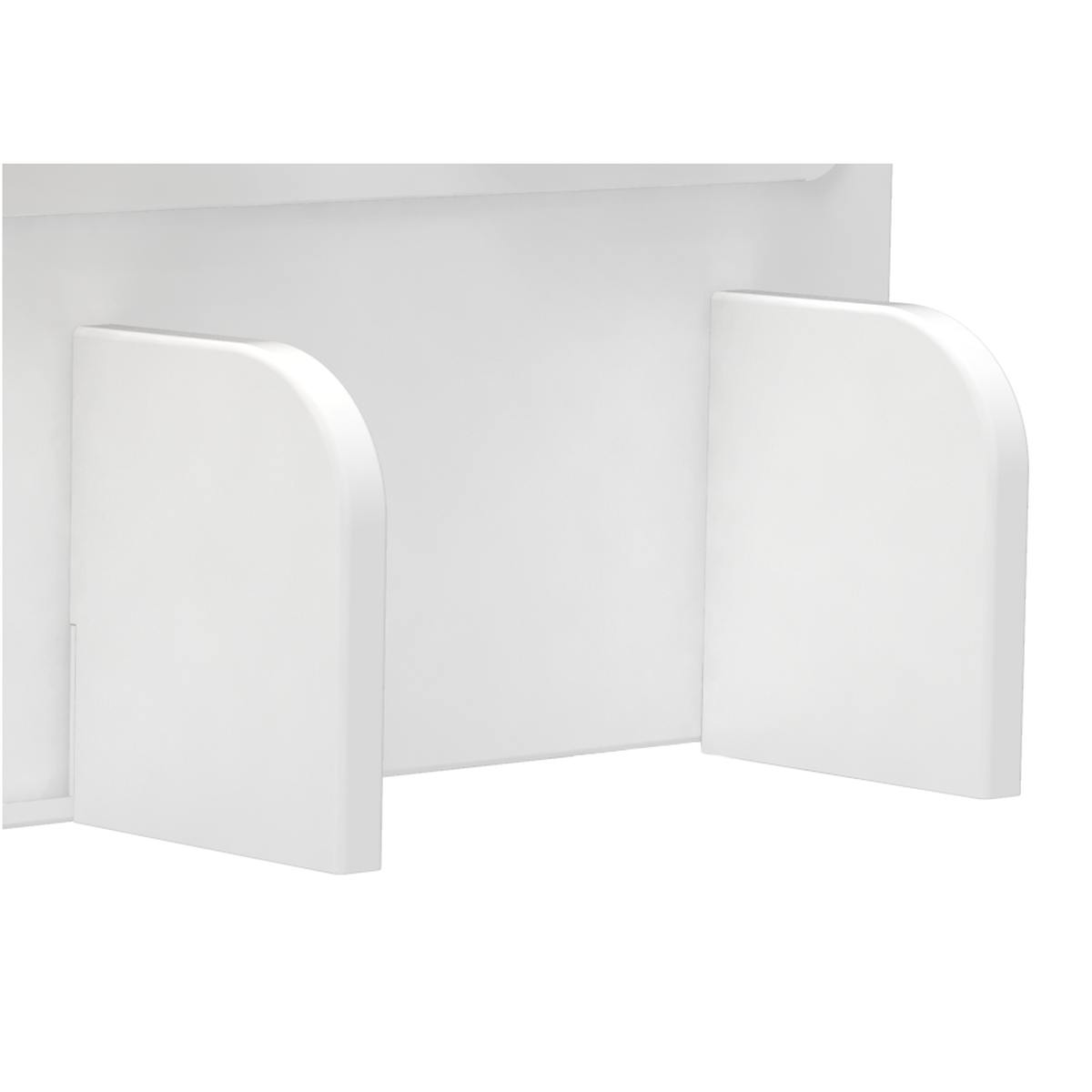 Полка Ergosmart Wooden Space S, 1000х382 мм, с подставкой для книг - 5