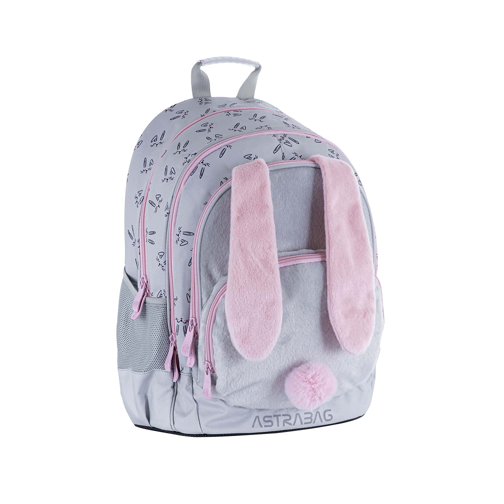 Рюкзак школьный "Honeybunny", серый, розовый - 2