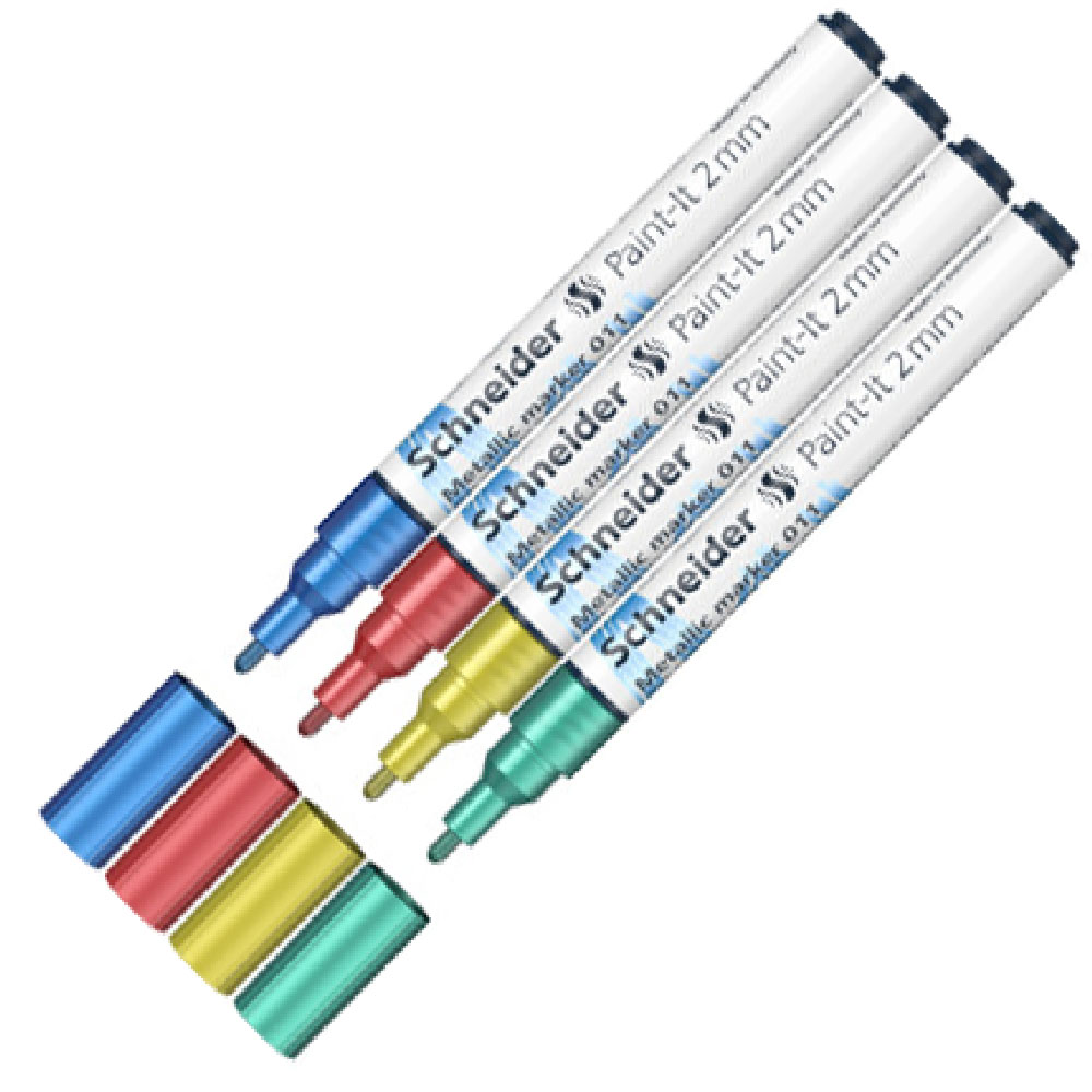 Набор маркеров перманентных Schneider "Paint-It 011 Set 2"