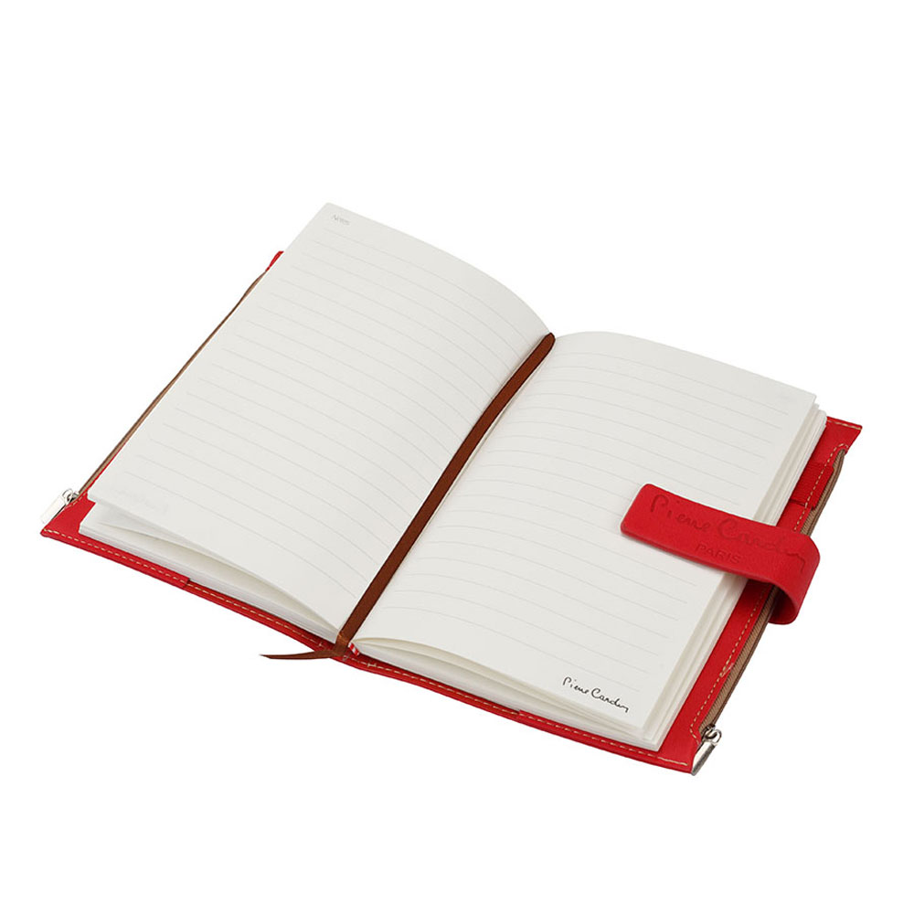 Книга записная "Pierre Cardin", А5, 256 листов, линованный, красный - 5