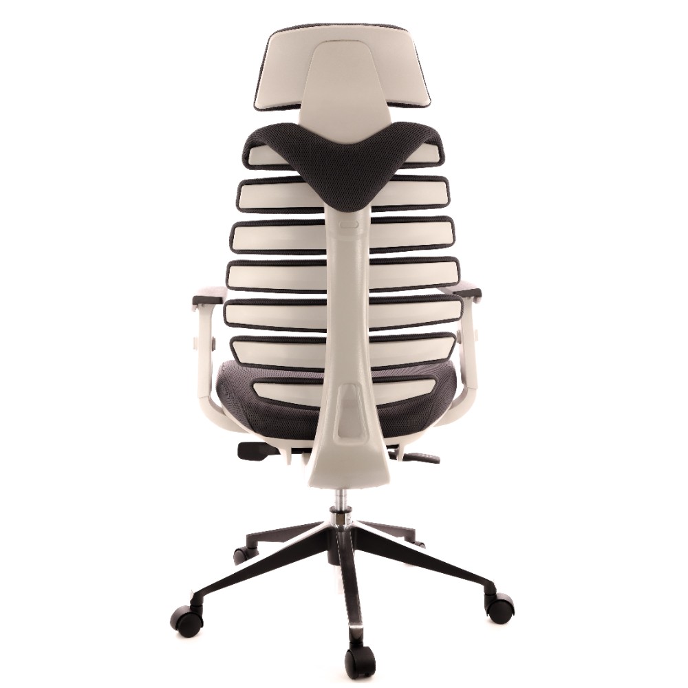 Кресло для руководителя EVERPROF "Ergo", ткань, алюминий, серый - 5