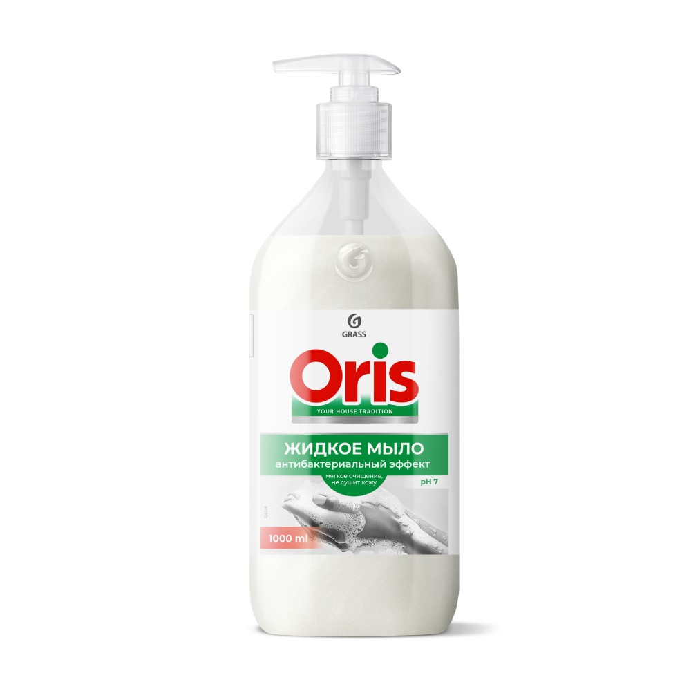 Мыло жидкое Oris, антибактериальное, 1 л.