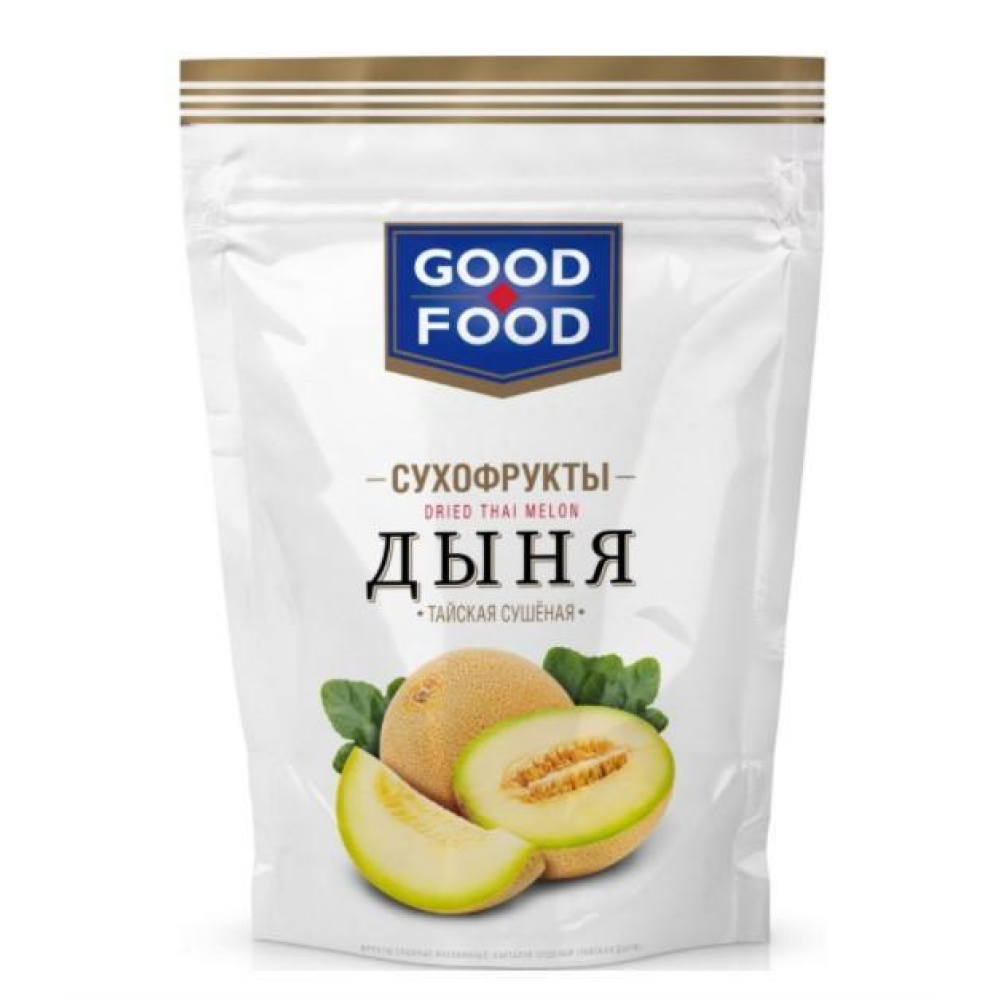 Сухофрукты "Good Food", 110 г, дыня тайская