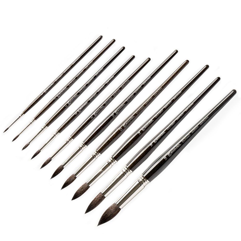 Кисть Escoda "Ultimo 1525" имитация белки, круглая