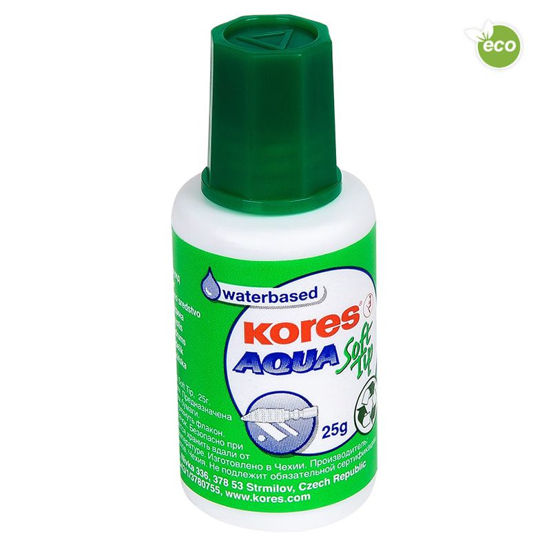 Корректор "Kores aqua soft tip"