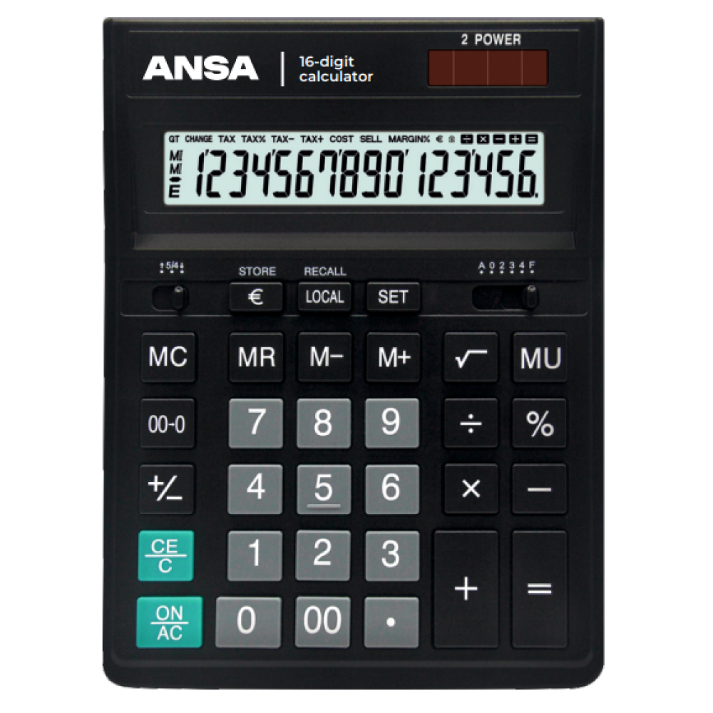 Калькулятор настольный Ansa "AN664S"