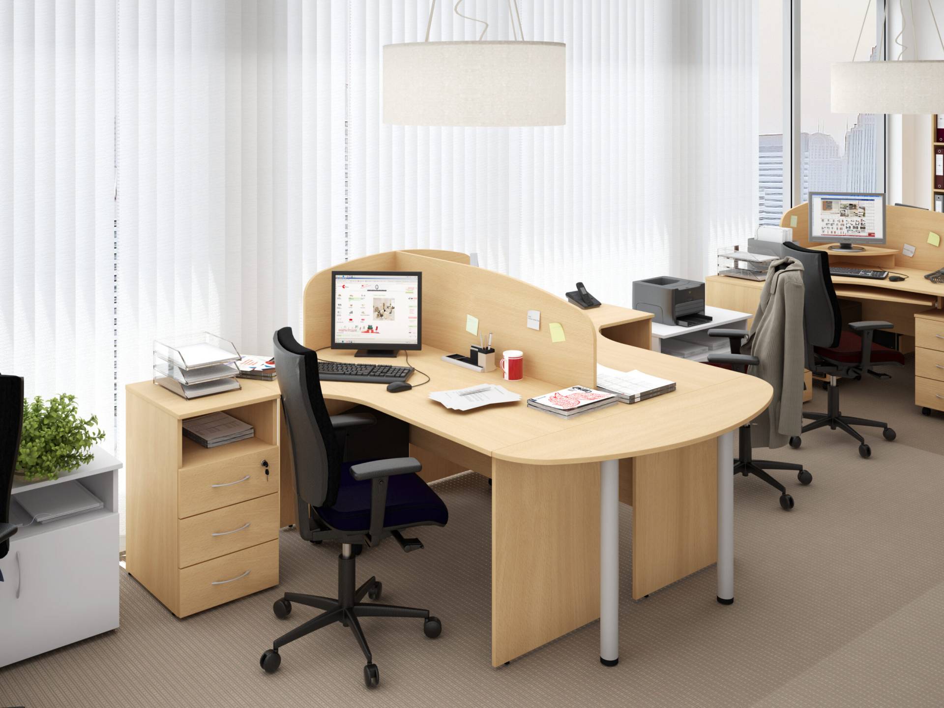 Коллекция Столица перегородка С-723, 1300х1000х400 мм, дуб сонома - 5