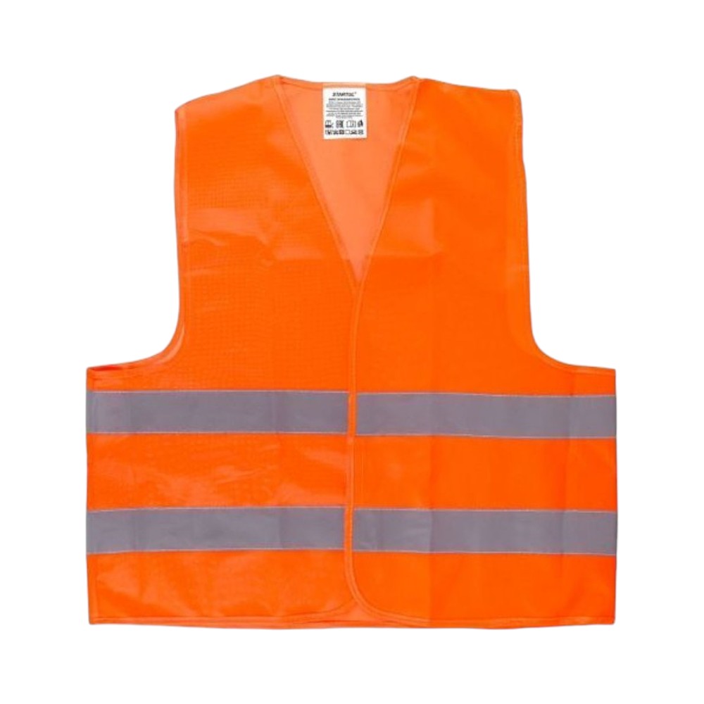 Жилет сигнальный р-р 52-54, липучка, оранжевый