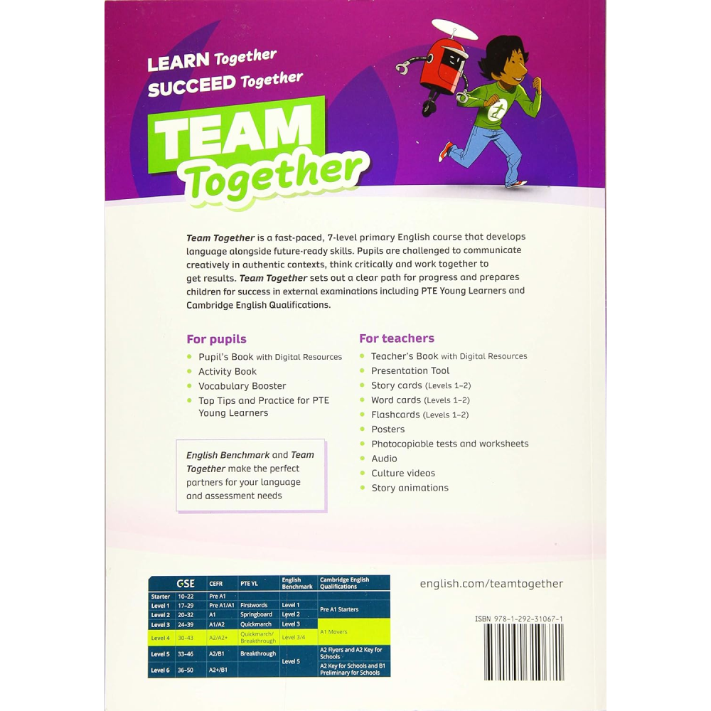 Книга "Team Together 4. Level A2. Pupil's Book with Digital Resources", Michelle Mahony, Kay Bentley, Tessa Lochowski