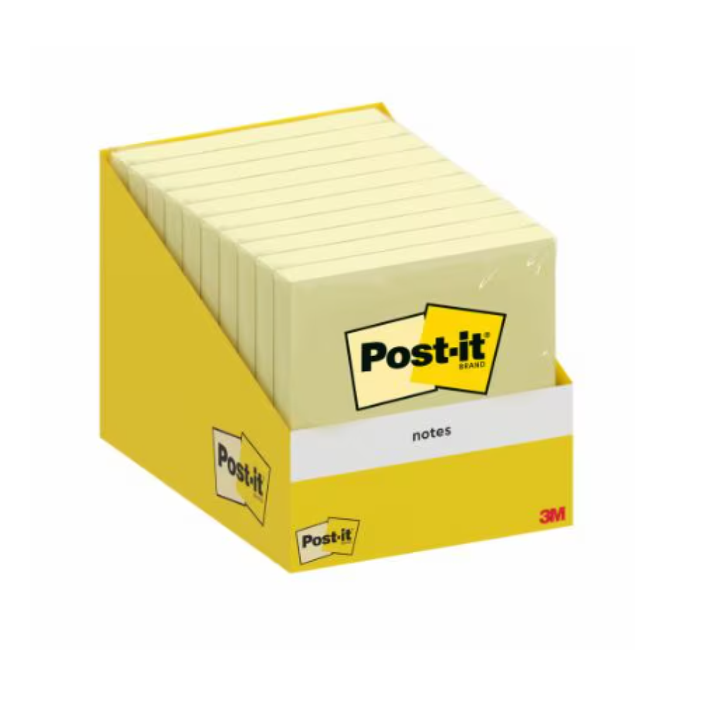 Бумага для заметок "Post-it Notes", 76х76 мм, 100 листов, канареечно желтый - 2